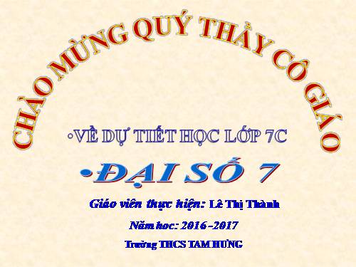 Chương IV. §6. Cộng, trừ đa thức