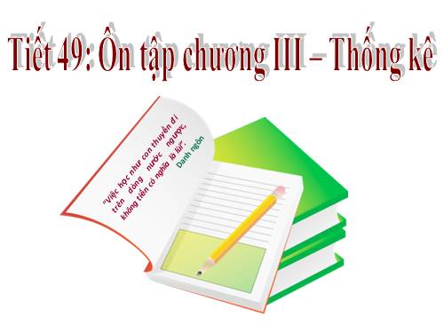 Ôn tập Chương III. Thống kê