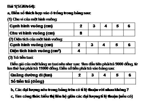 Chương II. §1. Đại lượng tỉ lệ thuận