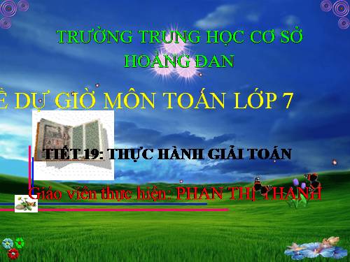 Các bài Luyện tập