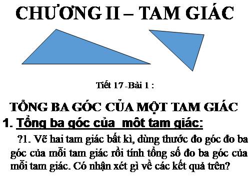 tiết 17 đại số 7