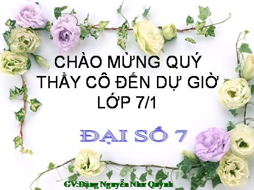 Chương II. §6. Mặt phẳng toạ độ