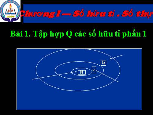 Chương I. §1. Tập hợp Q các số hữu tỉ