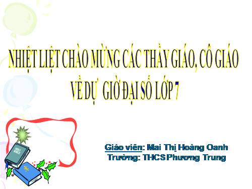 Chương IV. §7. Đa thức một biến