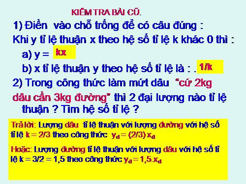 Chương II. §2. Một số bài toán về đại lượng tỉ lệ thuận