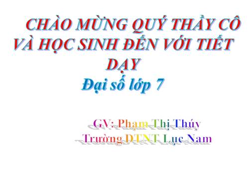 Chương IV. §6. Cộng, trừ đa thức