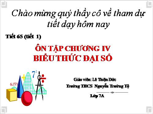 Ôn tập Chương I. Số hữu tỉ. Số thực