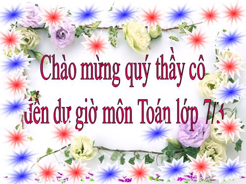 Chương IV. §2. Giá trị của một biểu thức đại số