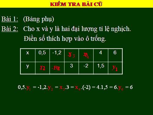 Chương II. §4. Một số bài toán về đại lượng tỉ lệ nghịch