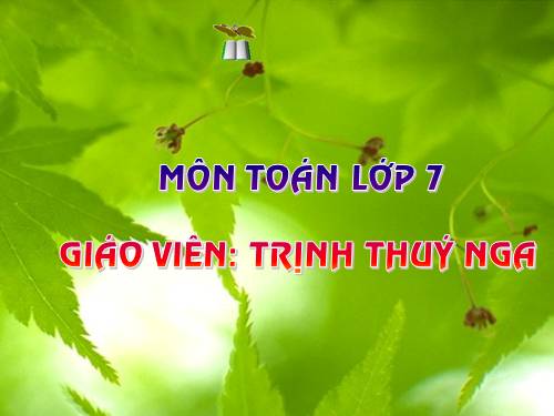 Luyên tập tiết 19 đai số 7