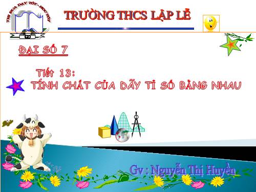 Chương I. §8. Tính chất của dãy tỉ số bằng nhau