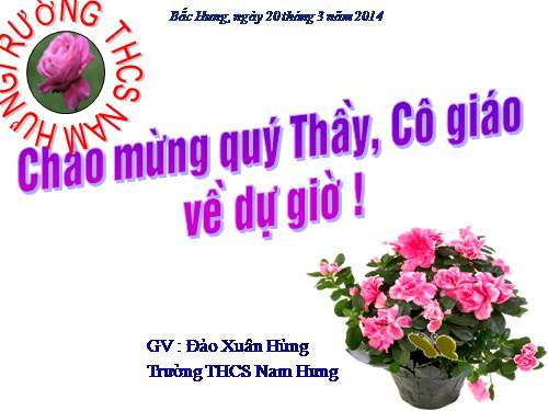 Chương IV. §8. Cộng, trừ đa thức một biến