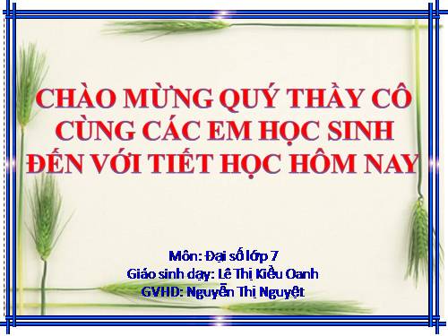 Chương IV. §1. Khái niệm về biểu thức đại số