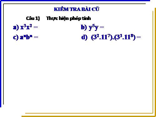 Chương IV. §3. Đơn thức