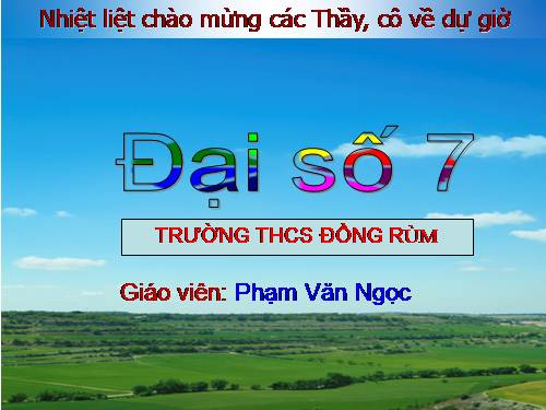 Chương IV. §4. Đơn thức đồng dạng