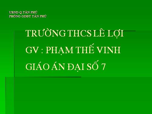 Chương I. §4. Giá trị tuyệt đối của một số hữu tỉ. Cộng, trừ, nhân, chia số thập phân