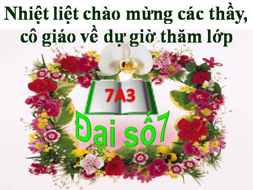 Chương IV. §7. Đa thức một biến