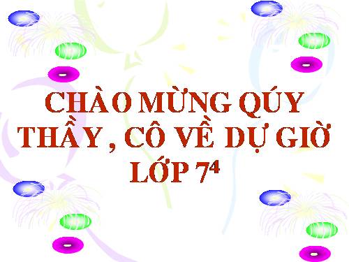 Chương IV. §7. Đa thức một biến