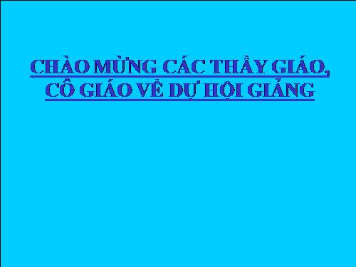 Chương II. §6. Mặt phẳng toạ độ