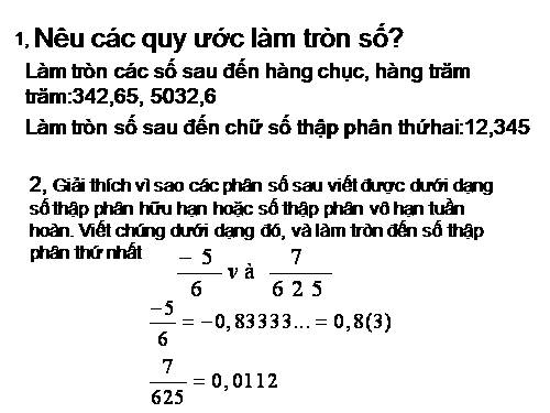 Chương I. §10. Làm tròn số