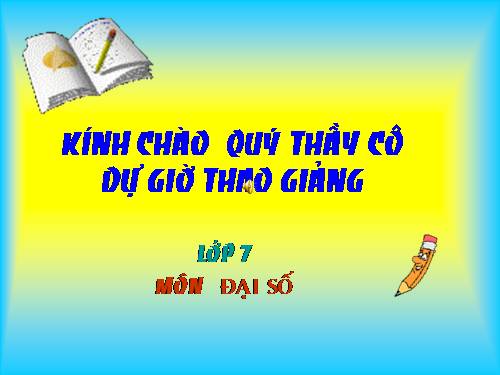 Chương IV. §2. Giá trị của một biểu thức đại số