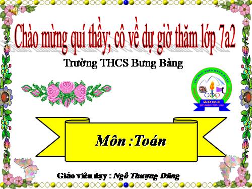 Chương IV. §8. Cộng, trừ đa thức một biến