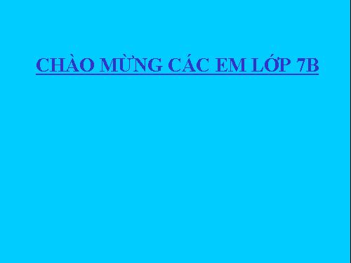 Chương II. §6. Mặt phẳng toạ độ