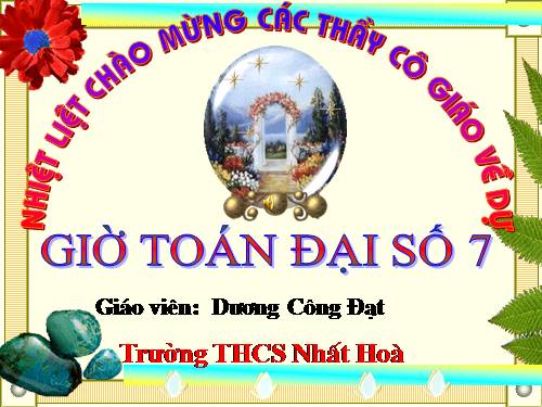 Chương IV. §3. Đơn thức