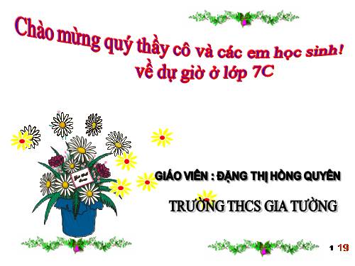 Chương IV. §7. Đa thức một biến