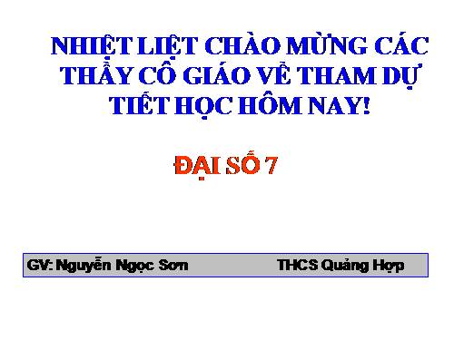 Chương IV. §5. Đa thức