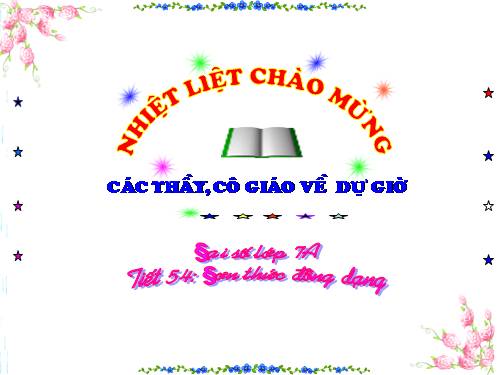 Chương IV. §4. Đơn thức đồng dạng