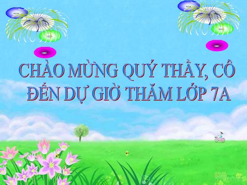 Chương IV. §7. Đa thức một biến