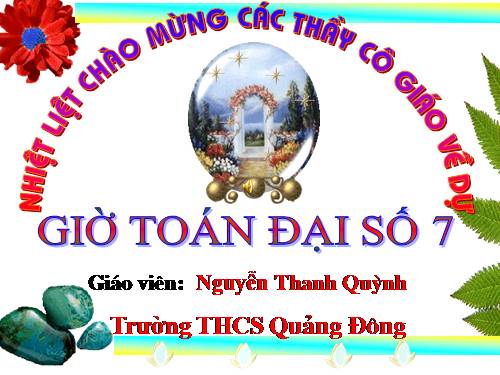 Chương IV. §4. Đơn thức đồng dạng