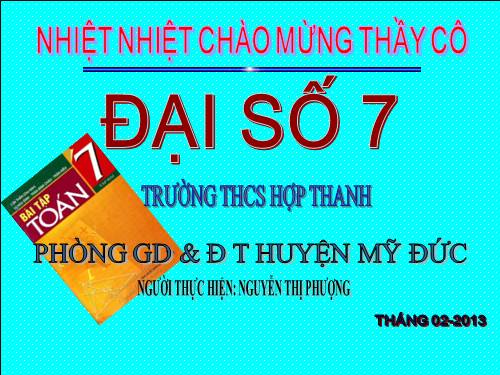 Chương IV. §4. Đơn thức đồng dạng