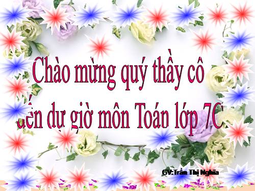 Chương II. §6. Mặt phẳng toạ độ