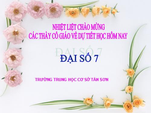 Chương II. §2. Một số bài toán về đại lượng tỉ lệ thuận