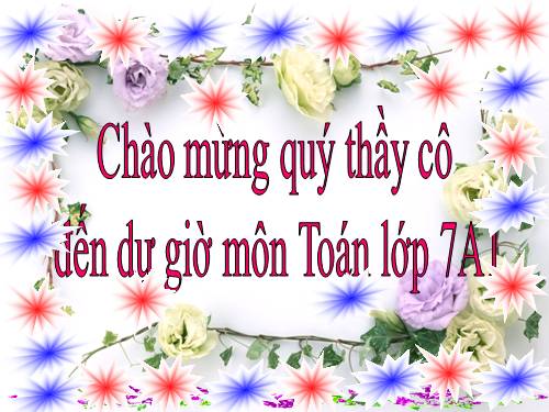 Chương II. §6. Mặt phẳng toạ độ