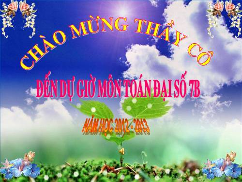 Chương II. §1. Đại lượng tỉ lệ thuận