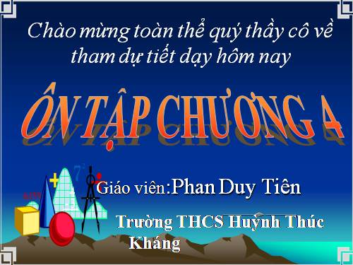 Ôn tập Chương IV. Biểu thức đại số