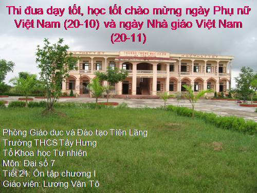 Ôn tập Chương I. Số hữu tỉ. Số thực