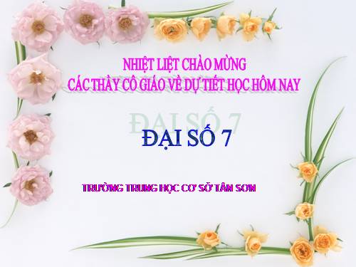 Chương II. §2. Một số bài toán về đại lượng tỉ lệ thuận