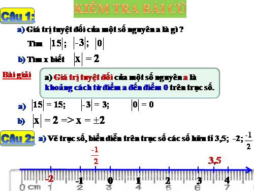 Chương I. §4. Giá trị tuyệt đối của một số hữu tỉ. Cộng, trừ, nhân, chia số thập phân