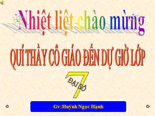 Chương IV. §6. Cộng, trừ đa thức