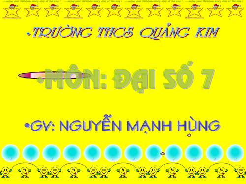 Chương IV. §6. Cộng, trừ đa thức