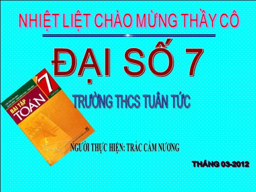 Chương IV. §4. Đơn thức đồng dạng