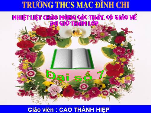 Chương IV. §4. Đơn thức đồng dạng