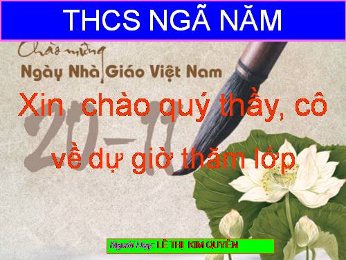 Chương II. §3. Đại lượng tỉ lệ nghịch