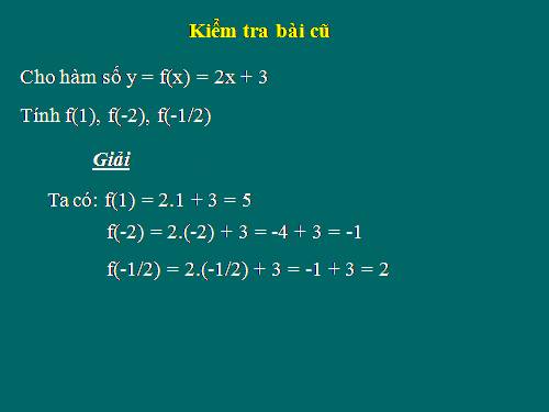 Các bài Luyện tập