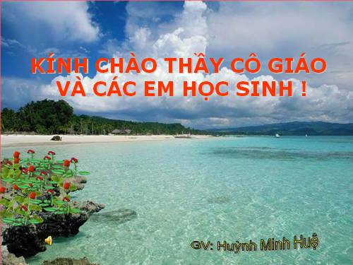 Chương II. §6. Mặt phẳng toạ độ