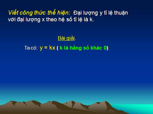 Chương II. §3. Đại lượng tỉ lệ nghịch